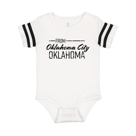 Inktastic From Oklahoma City Oklahoma in Black Distressed Text Gift Baby Boy or Baby Girl Bodysuit
Inktastic From Oklahoma City Oklahoma in Black Distressed Text Gift Baby Boy or Baby Girl Bodysuit