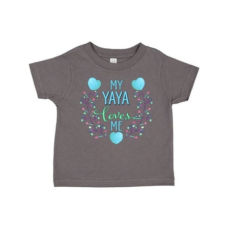 Inktastic My Yaya Loves Me with Hearts and Flowers Gift Toddler Boy or Toddler Girl T-Shirt
Inktastic My Yaya Loves Me with Hearts and Flowers Gift Toddler Boy or Toddler Girl T-Shirt