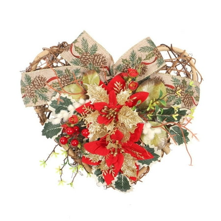 GENEMA Christmas Wooden Wreath Exquisite Pendant for Party Front Door Home Decoration
GENEMA Christmas Wooden Wreath Exquisite Pendant for Party Front Door Home Decoration