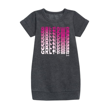 Barbie - Girl Power in Illusion Wave - Toddler And Youth Girls Fleece Dress