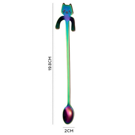 Mini Cute Coffee Spoon 304 Stainless Steel Cartoon Cat Spoon Teaspoon Dessert Snack Scoop Milk Children Spoons Tableware
Mini Cute Coffee Spoon 304 Stainless Steel Cartoon Cat Spoon Teaspoon Dessert Snack Scoop Milk Children Spoons Tableware