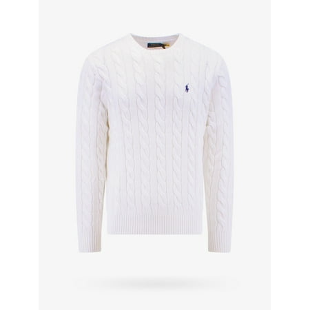 POLO RALPH LAUREN SWEATER MAN White KNITWEAR