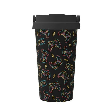 Ocsxa Colorful Game Controller Print Carry Insulated Coffee Mug Insulated Tumbler Reusable Insulated Cold Brew Iced Coffee Cup Thermos Gifts for Women Men Him Her
Ocsxa Colorful Game Controller Print Carry Insulated Coffee Mug Insulated Tumbler Reusable Insulated Cold Brew Iced Coffee Cup Thermos Gifts for Women Men Him Her