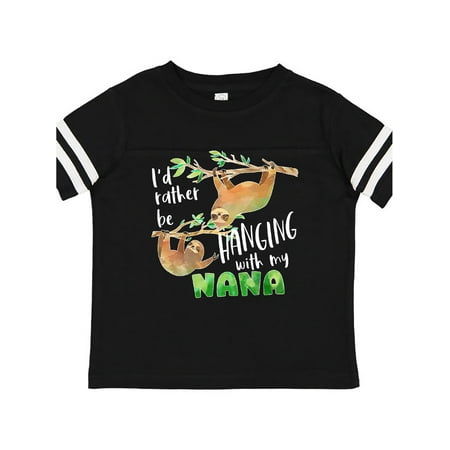Inktastic Id Rather Be Hanging with my Nana- Cute Sloths Gift Toddler Boy or Toddler Girl T-Shirt
Inktastic Id Rather Be Hanging with my Nana- Cute Sloths Gift Toddler Boy or Toddler Girl T-Shirt
