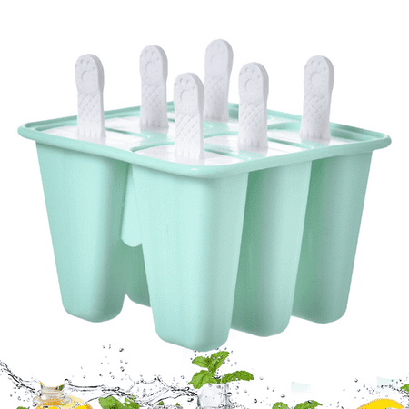 Ice Lolly Moulds Silicone Reusable Popsicle Mold Easy to Remove Ice Lolly Maker Ice Pop Mould BPA Free Green 6 Grids
Ice Lolly Moulds Silicone Reusable Popsicle Mold Easy to Remove Ice Lolly Maker Ice Pop Mould BPA Free Green 6 Grids