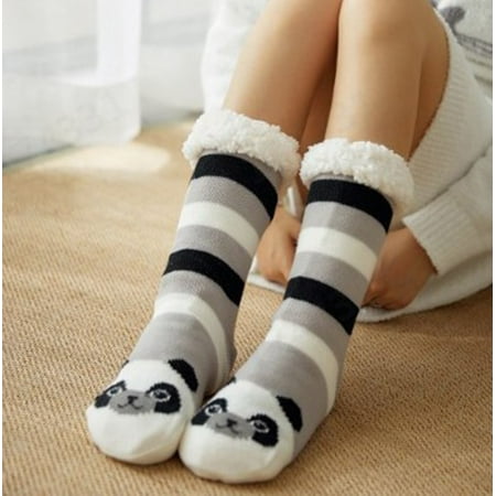 ZMHEGW Womens Socks Winter Super Soft Warm Fuzzy Fleece-Lined Grippers Slipper Stockings
ZMHEGW Womens Socks Winter Super Soft Warm Fuzzy Fleece-Lined Grippers Slipper Stockings
