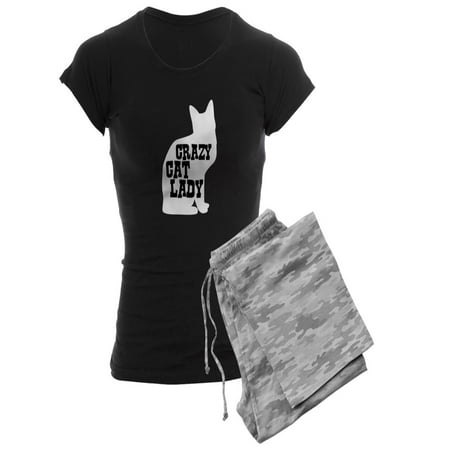 CafePress - Crazy Cat Lady - Women s Dark Pajamas