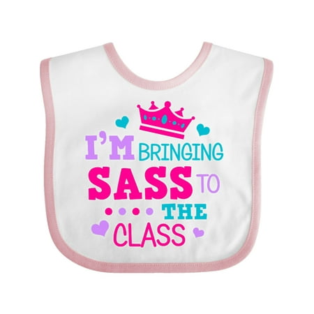 Inktastic Back to School I m Bringing Sass To The Class with Crown Gift Baby Girl Bib
Inktastic Back to School I m Bringing Sass To The Class with Crown Gift Baby Girl Bib