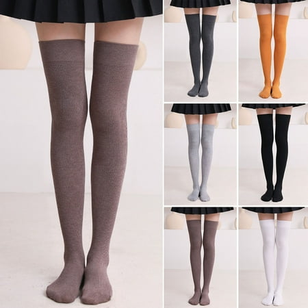 1 Pair Thigh High Stocking Solid Color High Elasticity Thickened Stretchy Super Soft Leg Slimming Windproof Aut
1 Pair Thigh High Stocking Solid Color High Elasticity Thickened Stretchy Super Soft Leg Slimming Windproof Aut