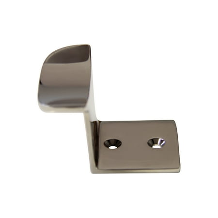 RCH Hardware HK-BR01-37 Brass Wall Hook 1.5 Inch Polished Nickel