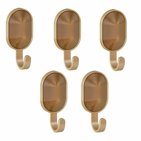 Foaenda Wall Adhesive Hooks | 22 lbs Wall Hanging Self Adhesive Hooks with Jewel Shape | 5 Pieces Indoor Home Sticky Storage Hooks for Keys Hats Clothes
Foaenda Wall Adhesive Hooks | 22 lbs Wall Hanging Self Adhesive Hooks with Jewel Shape | 5 Pieces Indoor Home Sticky Storage Hooks for Keys Hats Clothes