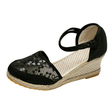 zuwimk Sandals For Women Closed Toe Sandals for Women Casual Summer Hollow Out Vintage Wedge Sandal Gladiator Outdoor Shoes Black
zuwimk Sandals For Women Closed Toe Sandals for Women Casual Summer Hollow Out Vintage Wedge Sandal Gladiator Outdoor Shoes Black