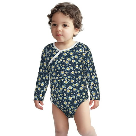 Fotbe Daisy Floral B Pattern Unisex-baby Long-sleeve Bodysuit Long Sleeve Bodysuits One-piece 100% Organic Cotton for Infant Baby Boys Unisex-18 Months
Fotbe Daisy Floral B Pattern Unisex-baby Long-sleeve Bodysuit Long Sleeve Bodysuits One-piece 100% Organic Cotton for Infant Baby Boys Unisex-18 Months