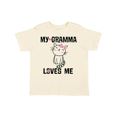 Inktastic Gramma Loves Me Girls Gift Toddler Toddler Girl T-Shirt
