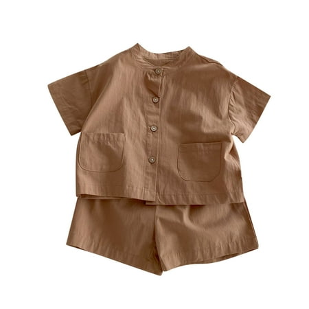 FRSASU Baby Boy Summer Clothes Clearance Girls Short Sleeve Round Neck Strap Loose Short Pants Tank Top Sets
FRSASU Baby Boy Summer Clothes Clearance Girls Short Sleeve Round Neck Strap Loose Short Pants Tank Top Sets
