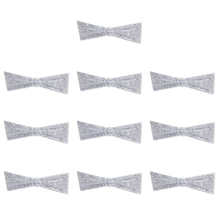 YeccYuly 10Pcs Chair Sashes Elegant Sequins Polyester Elastic Bow-shaped Chair Cover Ribbons Wedding Supplies
YeccYuly 10Pcs Chair Sashes Elegant Sequins Polyester Elastic Bow-shaped Chair Cover Ribbons Wedding Supplies