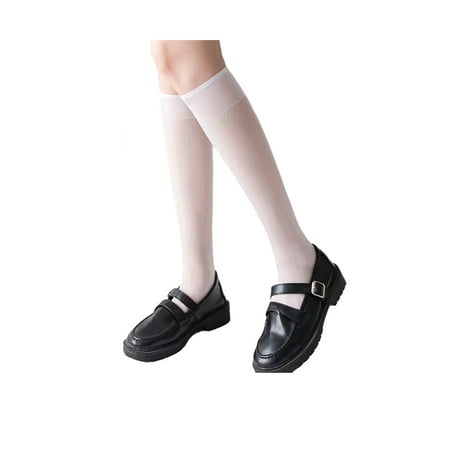 Women s Sheer Stockings Ladies High Elastic Solid Color Transparent Calf-length Thin Socks White Black One Size
Women s Sheer Stockings Ladies High Elastic Solid Color Transparent Calf-length Thin Socks White Black One Size