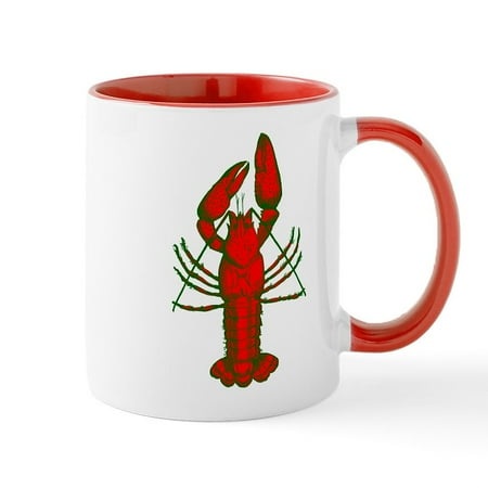 CafePress - Crawfish Mug - 11 oz Ceramic Mug - Novelty Coffee Tea Cup
