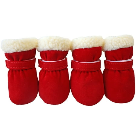 Winter Warm Pet Shoes 4pc/set Cute Dog Booties Snow Walking Puppys Booties Shoes Casual Fashion No-slip Dog Shoes
Winter Warm Pet Shoes 4pc/set Cute Dog Booties Snow Walking Puppys Booties Shoes Casual Fashion No-slip Dog Shoes