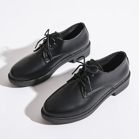 Cathalem Womens Casual Dress Shoes Wide Width Fashion Women Solid Color Artificial Leather Autumn Womens Lace up Shoes Casual Black 8
Cathalem Womens Casual Dress Shoes Wide Width Fashion Women Solid Color Artificial Leather Autumn Womens Lace up Shoes Casual Black 8