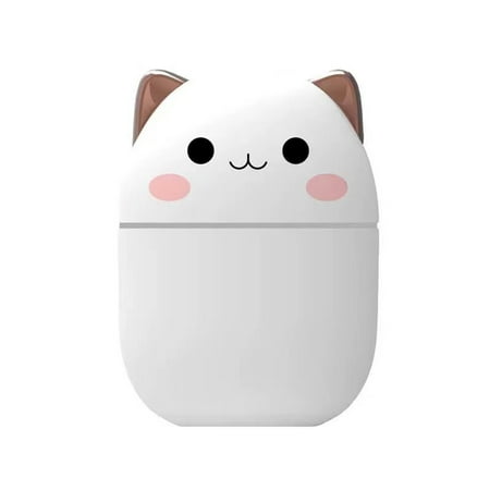 EDFRWWS 250ml Air Humidifier Cute Aroma Diffuser with Night Light Cool Mist (White)
EDFRWWS 250ml Air Humidifier Cute Aroma Diffuser with Night Light Cool Mist (White)