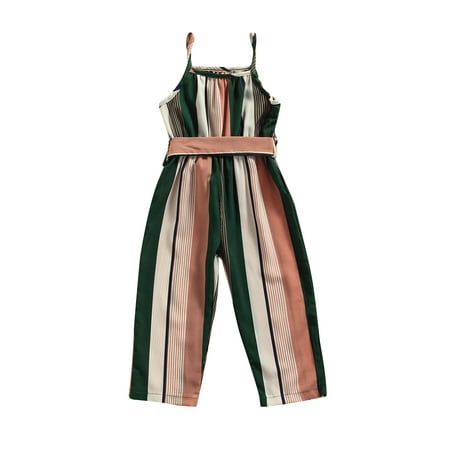 Musuos 1-6Y Toddler Kids Baby Girl Sleeveless Strap Striped Romper Jumpsuit Outfits Summer Clothes
Musuos 1-6Y Toddler Kids Baby Girl Sleeveless Strap Striped Romper Jumpsuit Outfits Summer Clothes