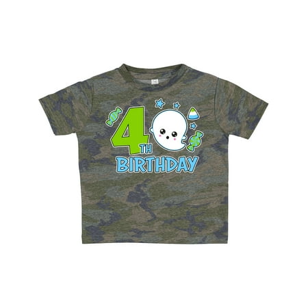 Inktastic 4th Birthday with Ghost and Candy Halloween Gift Toddler Boy Girl T-Shirt
Inktastic 4th Birthday with Ghost and Candy Halloween Gift Toddler Boy Girl T-Shirt