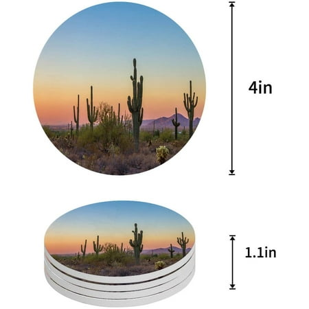 KXMDXA Cactus Set of 8 Round Coaster for Drinks Absorbent Ceramic Stone Coasters Cup Mat with Cork Base for Home Kitchen Room Coffee Table Bar Decor
KXMDXA Cactus Set of 8 Round Coaster for Drinks Absorbent Ceramic Stone Coasters Cup Mat with Cork Base for Home Kitchen Room Coffee Table Bar Decor