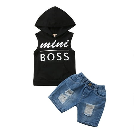 Baby Boy Summer 2pcs Clothes Sets Mama s Boy Sleeveless Vest and Denim Ripped Short Pant Outfit
Baby Boy Summer 2pcs Clothes Sets Mama s Boy Sleeveless Vest and Denim Ripped Short Pant Outfit