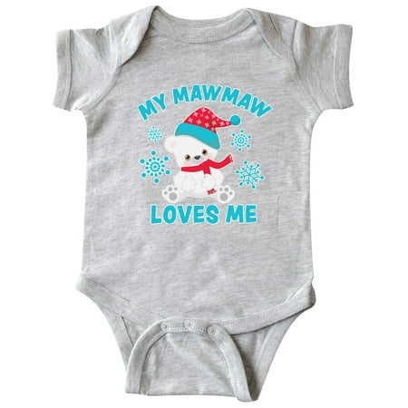 Inktastic Polar Bear My Mawmaw Loves Me in Santa Hat with Snowflakes Gift Baby Boy or Baby Girl Bodysuit
Inktastic Polar Bear My Mawmaw Loves Me in Santa Hat with Snowflakes Gift Baby Boy or Baby Girl Bodysuit