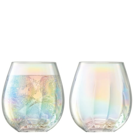 LSA - Pearl Tumbler 425ml Mother of Pearl x 2