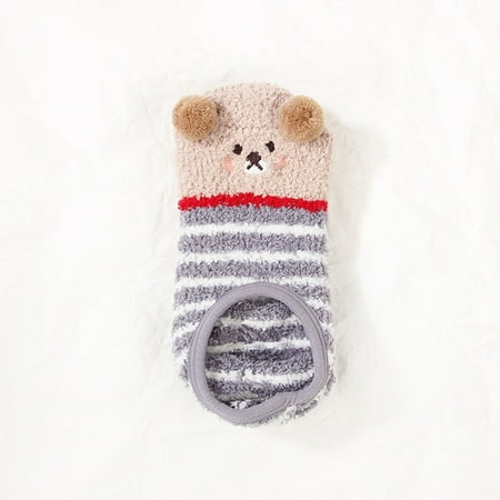 Socks for Women 1 PairsWomen Non-Slip Silica Gel Coral Fleece Socks Thicken Keep Warm Floor Socks
Socks for Women 1 PairsWomen Non-Slip Silica Gel Coral Fleece Socks Thicken Keep Warm Floor Socks