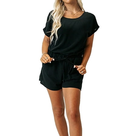 Avamo Summer Rompers for Women Casual One Shoulder Loose Tops Jumpsuits Ladies Loungewear Pajama Romper Playsuits
Avamo Summer Rompers for Women Casual One Shoulder Loose Tops Jumpsuits Ladies Loungewear Pajama Romper Playsuits