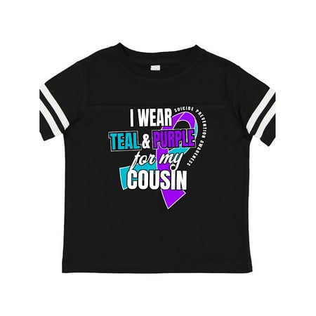Inktastic Suicide Prevention I Wear Teal and Purple for My Cousin Gift Toddler Boy or Toddler Girl T-Shirt
Inktastic Suicide Prevention I Wear Teal and Purple for My Cousin Gift Toddler Boy or Toddler Girl T-Shirt