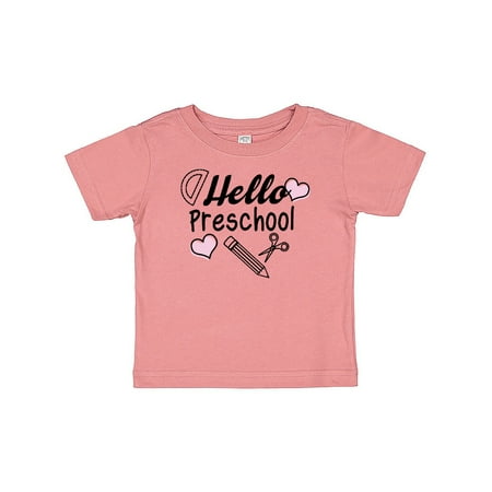 Inktastic Hello Preschool with Hearts and School Supplies Gift Baby Boy or Baby Girl T-Shirt
Inktastic Hello Preschool with Hearts and School Supplies Gift Baby Boy or Baby Girl T-Shirt