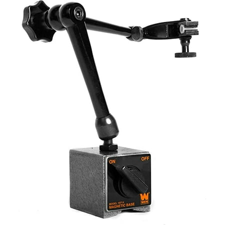 WEN Magnetic Base for Dial Indicators Three Segment Industrial Strength with Quick Release