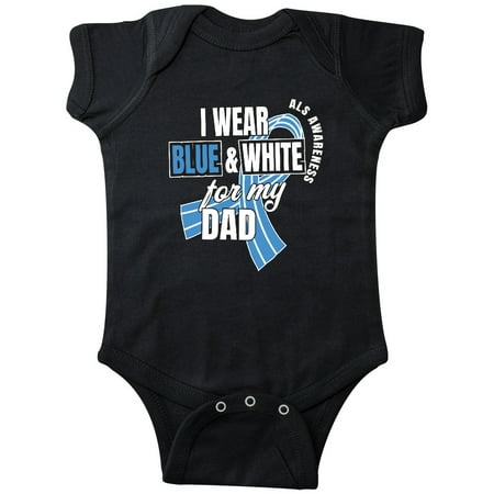 Inktastic I Wear Blue and White For My Dad ALS Awareness Gift Baby Boy or Baby Girl Bodysuit
Inktastic I Wear Blue and White For My Dad ALS Awareness Gift Baby Boy or Baby Girl Bodysuit