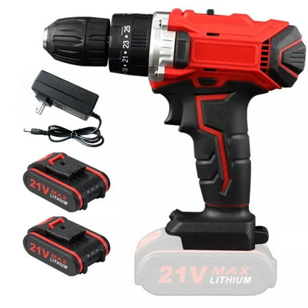 Uposao Manual Lithium Electric Drill 21V Multi Function Manual Lithium Electric Drill Cordless Electric Hammer Bit Kit for Household Cars Red Type 2
Uposao Manual Lithium Electric Drill 21V Multi Function Manual Lithium Electric Drill Cordless Electric Hammer Bit Kit for Household Cars Red Type 2