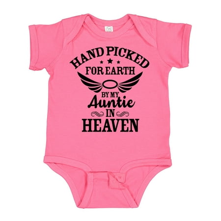 Inktastic Handpicked for Earth by My Auntie in Heaven with Angel Wings Gift Baby Boy or Baby Girl Bodysuit
Inktastic Handpicked for Earth by My Auntie in Heaven with Angel Wings Gift Baby Boy or Baby Girl Bodysuit