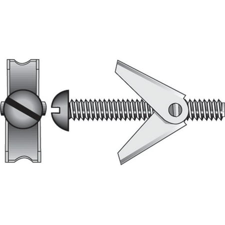 ACEDS 5335302 0.25 x 3 in. Round Head Toggle Bolt - Card of 6- pack of 5