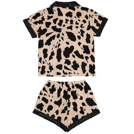 Sexy Dance Women Summer Homewear Short Sleeve Pajamas Nightgowns Button Down Sleepwear Nightwear Loungewear Sets Apricot XL
Sexy Dance Women Summer Homewear Short Sleeve Pajamas Nightgowns Button Down Sleepwear Nightwear Loungewear Sets Apricot XL
