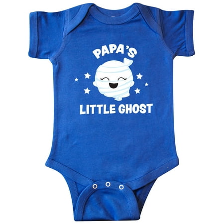 Inktastic Cute Papa s Little Ghost with Stars Gift Baby Girl Bodysuit