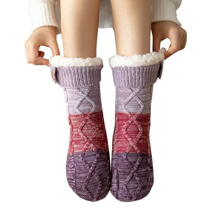 ZMHEGW Socks For Women Winter Super Soft Warm Cozy Fuzzy Lined With Grippers Slipper Socks For Women
ZMHEGW Socks For Women Winter Super Soft Warm Cozy Fuzzy Lined With Grippers Slipper Socks For Women
