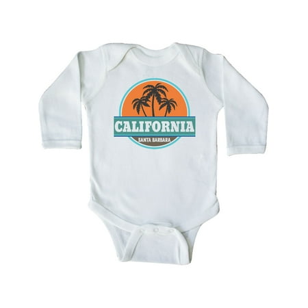 Inktastic Santa Barbara California Gift Baby Boy or Baby Girl Long Sleeve Bodysuit