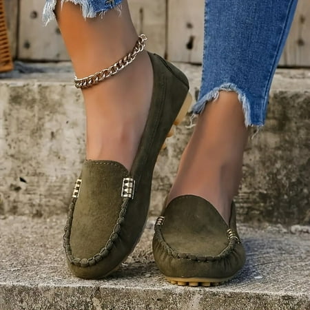 DONGGTGDZ Stylish Women‘s Metal Decor Casual Slip On Flat Loafers Lightweight & Comfortable Shoes for Women
DONGGTGDZ Stylish Women‘s Metal Decor Casual Slip On Flat Loafers Lightweight & Comfortable Shoes for Women