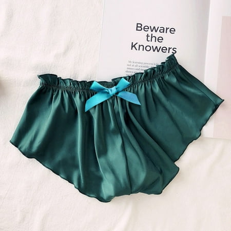 Silk Satin Womens Sexy Panties Flowers Floral Plus Size Lace Pajamas Underwear Women Shorts Green XXL
Silk Satin Womens Sexy Panties Flowers Floral Plus Size Lace Pajamas Underwear Women Shorts Green XXL