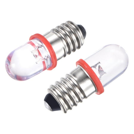 Uxcell E10 Screw Base LED Bulb DC 4.5V 0.25W Round Top Mini Spot Light Red 10Pack
Uxcell E10 Screw Base LED Bulb DC 4.5V 0.25W Round Top Mini Spot Light Red 10Pack
