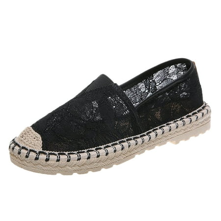 Follure Girl women s casual shoes Women s Shoes Summer Lace Breathable Flat Bottom Fisherman s Shoes Black 37
Follure Girl women s casual shoes Women s Shoes Summer Lace Breathable Flat Bottom Fisherman s Shoes Black 37