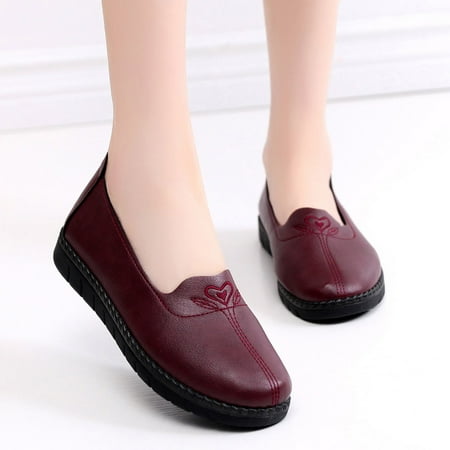 Cathalem Fashion Four Seasons Women Casual Shoes Flat Bottom Thick Soles Soft And Comfortable Solid Bass Shoes for Women Casual Red 6.5
Cathalem Fashion Four Seasons Women Casual Shoes Flat Bottom Thick Soles Soft And Comfortable Solid Bass Shoes for Women Casual Red 6.5