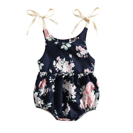 Calsunbaby Summer Newborn Tie-up Bodysuit Infants Baby Girls Sleeveless Floral Print U-shaped Neck Romper
Calsunbaby Summer Newborn Tie-up Bodysuit Infants Baby Girls Sleeveless Floral Print U-shaped Neck Romper